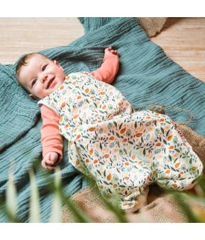 iobio Babyschlafsack Bio-Baumwolle Jersey Mango an Baby